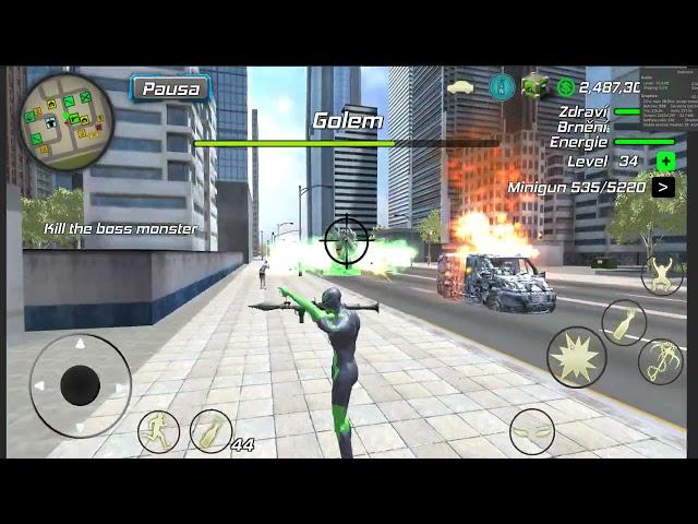 Rope Frog Ninja Hero - Fourth boss