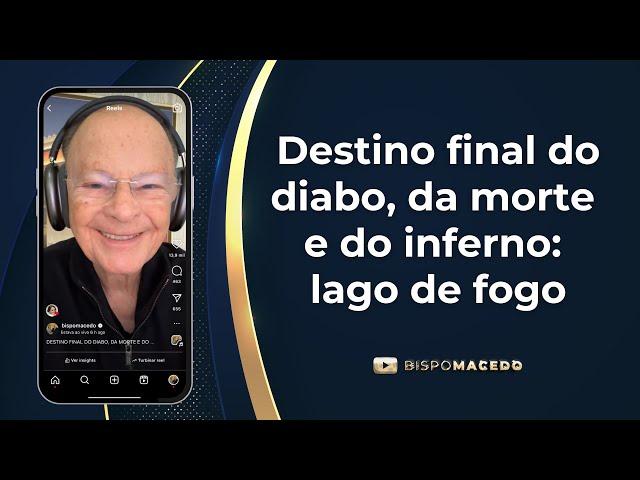 Destino final do diabo, da morte e do inferno: lago de fogo - Meditação Matinal 29/10/24