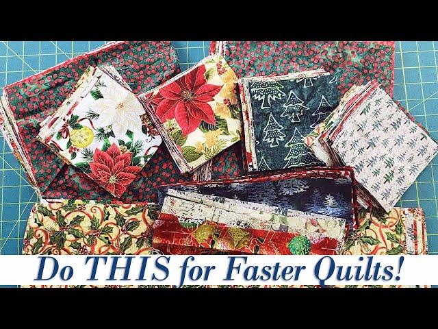 Do THIS for Faster Quilts! These Cutting Tips Will SAVE You Time!!