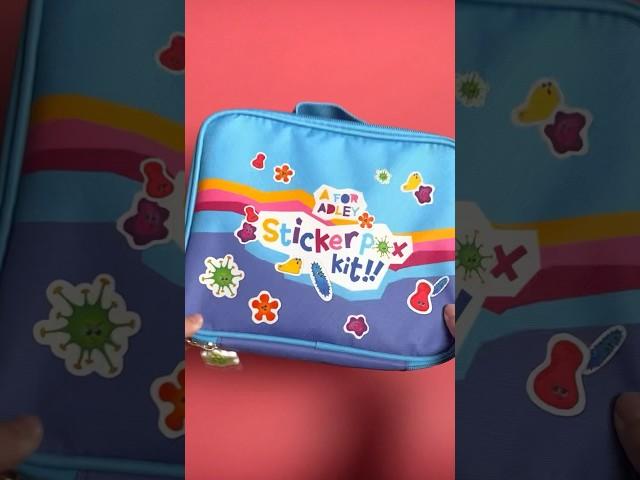 STiCKERPOX KiT!! Adleys winterwork shop drops TONiGHT!! unboxing adley toys! #shorts