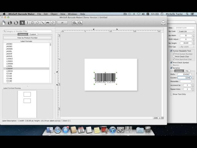 Barcode Maker for Mac User Guide