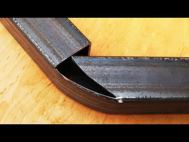 How to bend a box bar to 90° / at 90 Degree angle