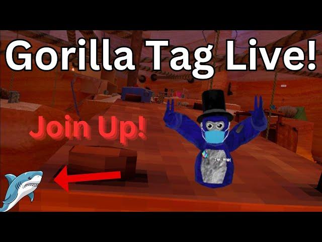 Playing Gorilla Tag LIVE with Monkes! (Join Up!)