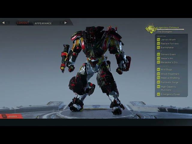 Anthem Gameplay - Full Solo Again with Colossus in GM 3 (PC)