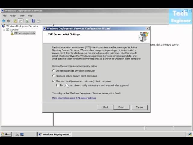 Configure WDS (Windows Deployment Services) in Windows Server 2008