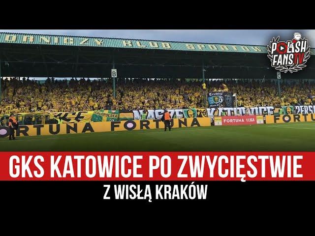 GKS Katowice po zwycięstwie z Wisłą Kraków (18.05.2024 r.)