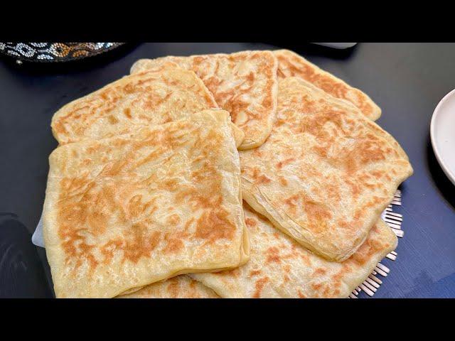 Msemen Easy! Puff Pancakes in the Pan! WITH TIP FOR BEGINNERS!