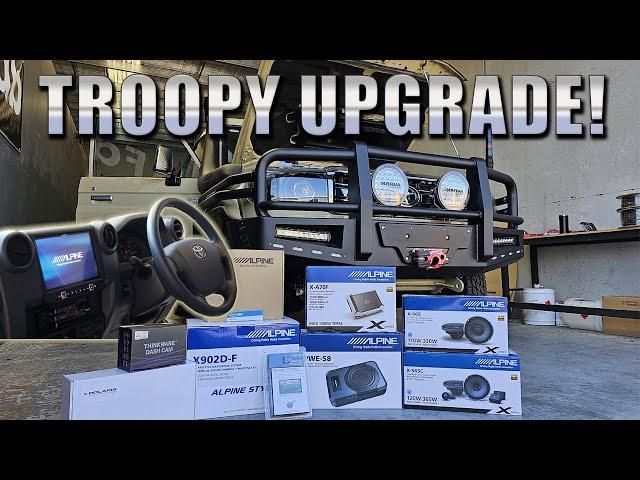 Justin's Toyota 78 LandCruiser Troopy, Alpine X-Type Audio Upgrade With HEMA And Lots More!!