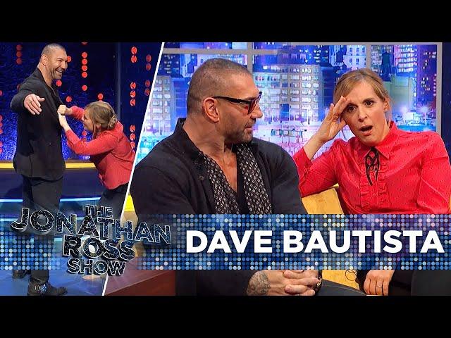 Dave Bautista Rips Shirt During Jiu-Jitsu Demonstration | The Jonathan Ross Show