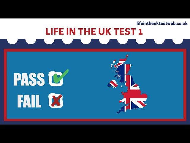  Life in the UK Test 2025 - Free Citizenship tests practice-TEST 1 