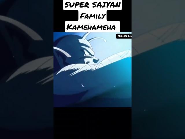 Super Saiyan Family Kamehameha #dragonball