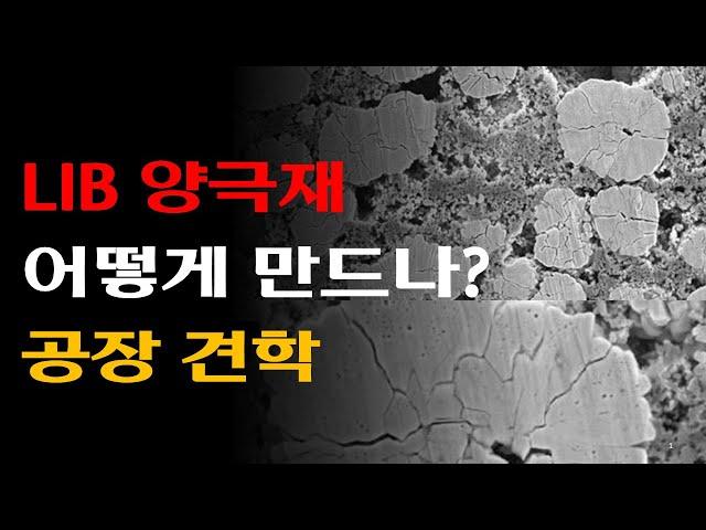 이차전지 리튬이온 배터리 양극재 공장 견학, 양극재 어떻게 만드나?