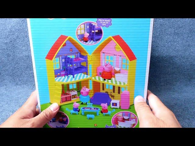 5 Minutes Satisfying with Unboxing Cute Miniature House Peppa Pig Toys ASMR | Review Toys