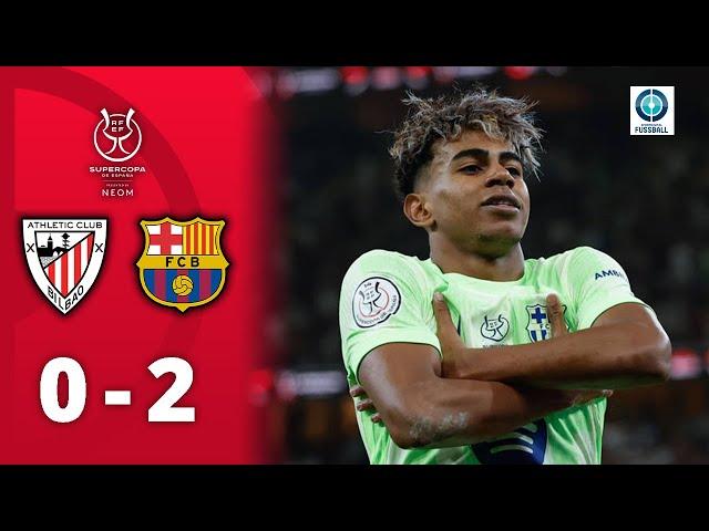 Lamine Yamal & Gavi treffen sehenswert! Barca im Supercopa-Finale | Atheltic Bilbao - FC Barcelona