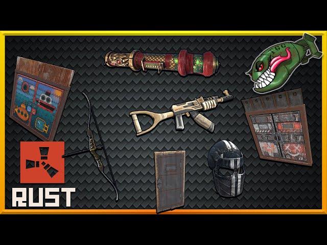 Rust Skins | Training HQ Set, Dragon Launcher, Big Dreams, Jester & Shippy Doors #148 (Skin Preview)