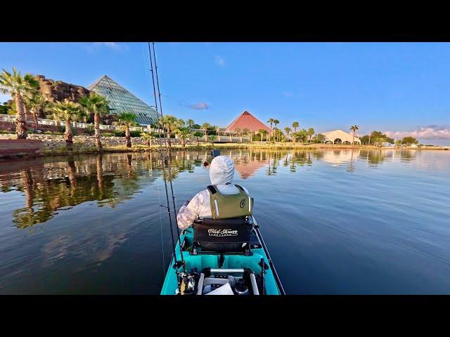 Fishing deep water docks for speckled trout: Offatts Bayou Galveston TX