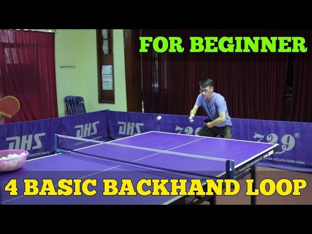 4 Basic Backhand Exercise For Beginner | MLFM Table Tennis