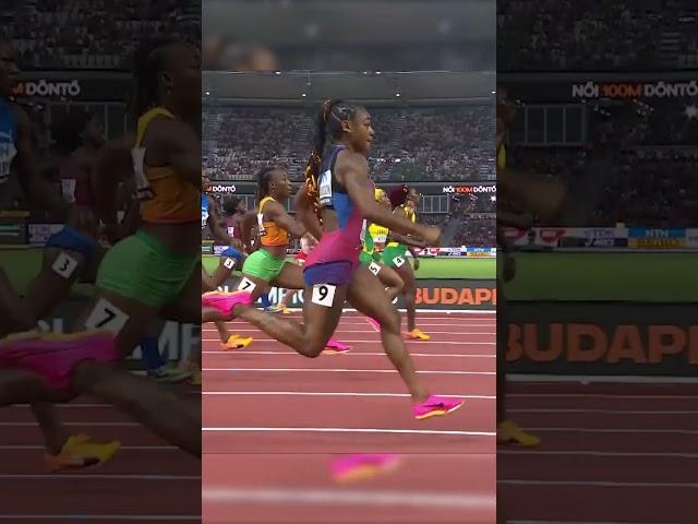 Sha'Carri Richardson is the 100m world champion  #athletics #sprint #usa #worldathleticschamps