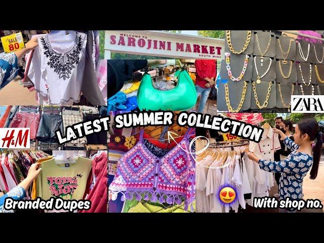 Sarojini Nagar Market Delhi| Latest Summer Collection 2024 With Shop Number #sarojininagar #market