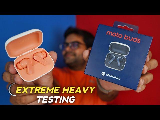 Moto Buds TWS Review with Extreme Heavy Testing  Best Earbuds Under 2000 ??