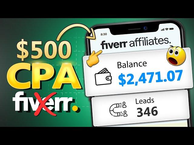 Fiverr Affiliates $300/Day Without Selling Anything - Fiverr Affiliates Tutorial For Beginners