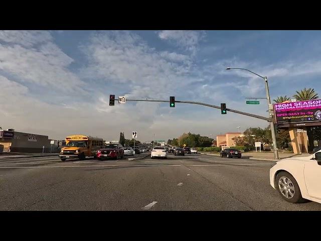 Driving Sierra Ave in Fontana California December 2024