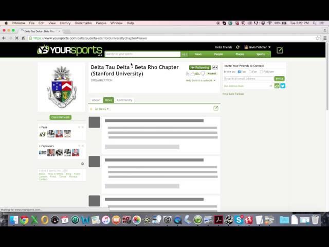YourSports How-To Video: "Find, Fan & Follow Stanford Delts"