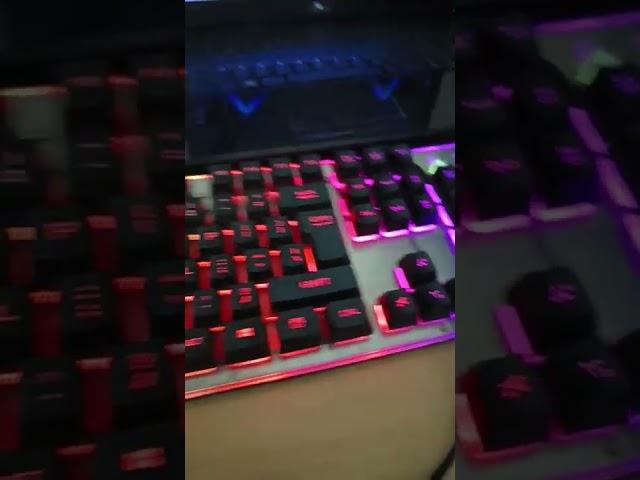 normal keyboard to RGB keyboard || lighting keyboard || Gaming keyboard #short