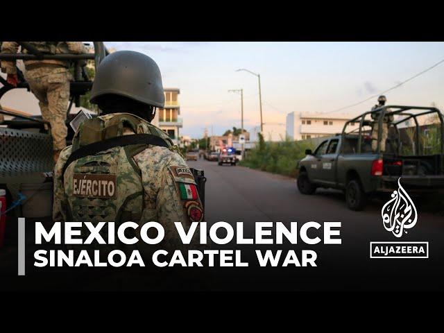 Dozens killed in Mexico as rivals fight for control of Sinaloa cartel