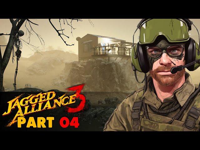 Jagged Alliance 3 | Part 4  Diamond Red Mine  Let's Play 4k Gameplay