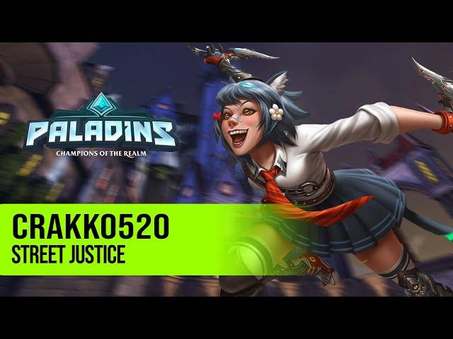 Crakko520 Maeve PALADINS PRO COMPETITIVE GAMEPLAY l STREET JUSTICE