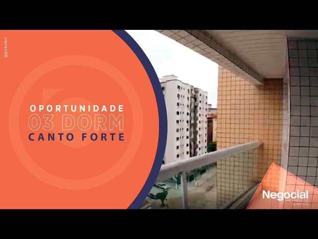 Negocial - Imóvel Novo 3 Dorms. (1 Suíte) - Canto do Forte, Praia Grande/SP - APENAS R$400 mil