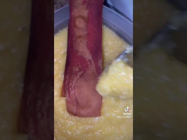 Corn Grits & Bacon #shadenalutin #foodie #breakfast #grits #morningstarfarms #bacon #easyrecipe