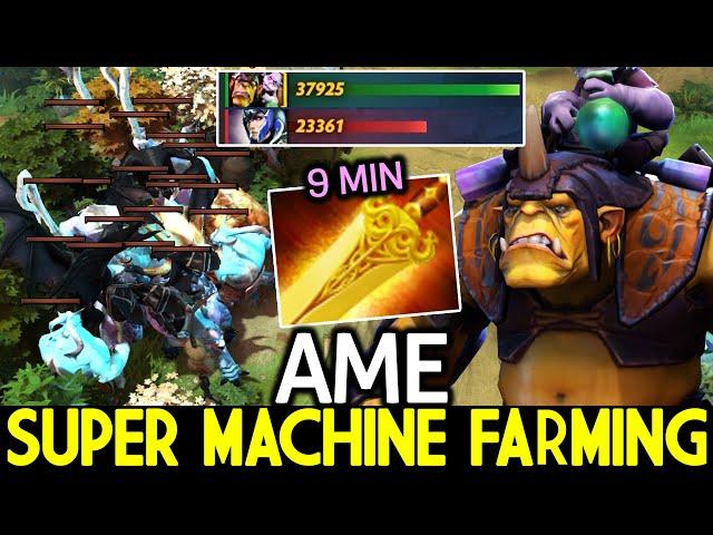 AME [Alchemist] Machine Farm 9 Min Radiance 1300 XPM Dota 2