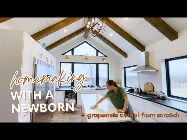 Homemaking with a newborn