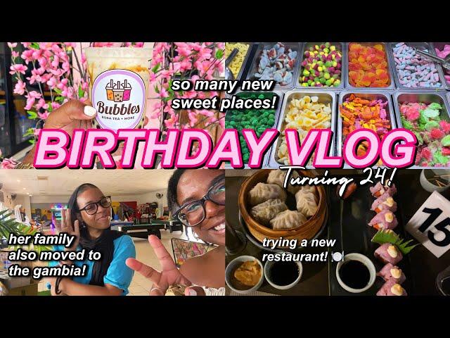 BIRTHDAY VLOG: SHOPPING, ARCADE, DINNER + I MET A GIRL WHOSE FAMILY RELOCATED TO THE GAMBIA TOO?! 