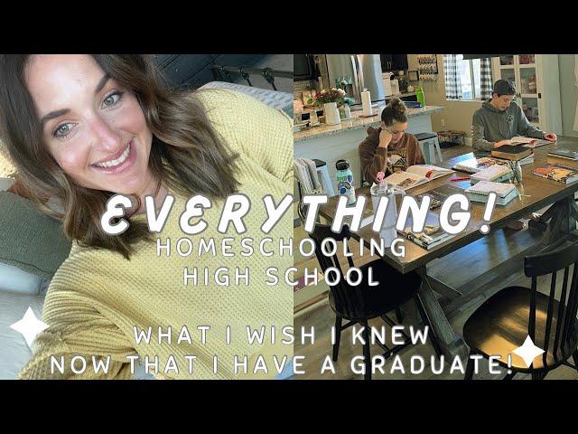 HOMESCHOOLING HIGH SCHOOL||EVERYTHING YOU NEED TO KNOW + GETTING EMOTIONAL + WHATS IMPORTANT ‍