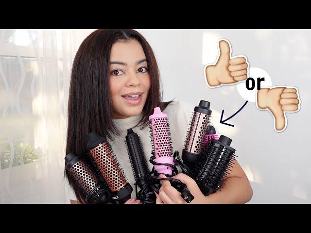 BATTLE Of VIRAL Heated Round Brushes - Which One Is Better?! 