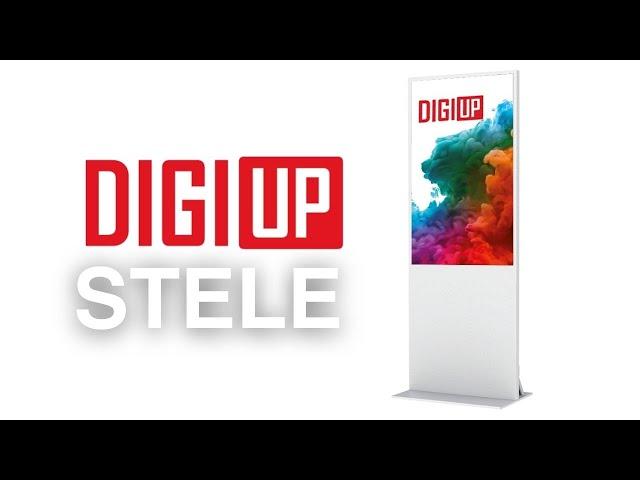 DIGIUP Stele | Your new digital signage solution | best systems