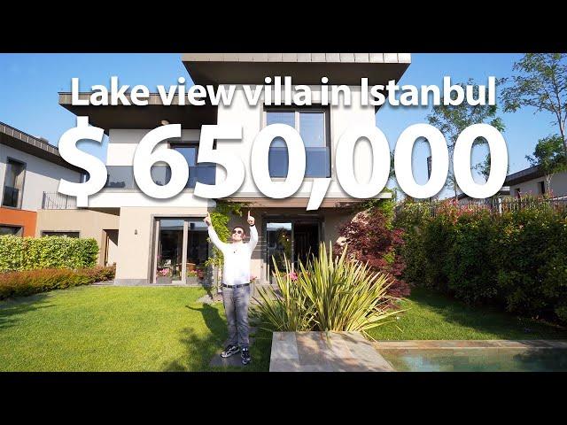 Lake view villa in Istanbul $650,000 | Turkey Vlog #10