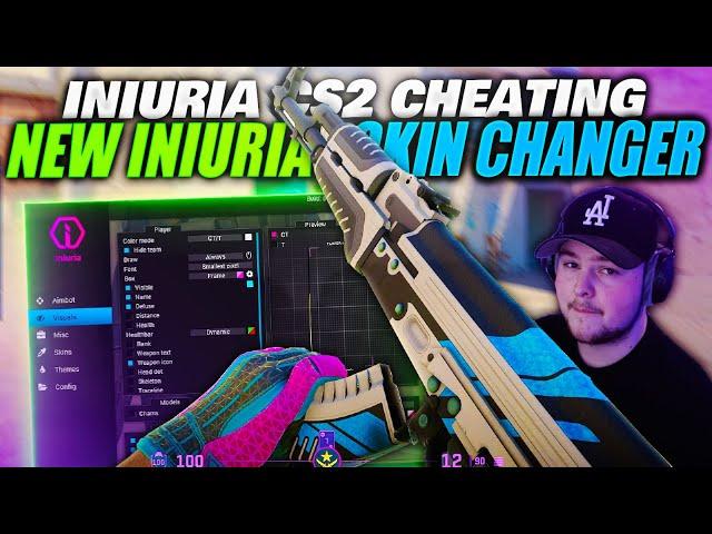 The BEST CS2 INTERNAL Cheat Added SKIN CHANGER (Iniuria Premiere Cheating)