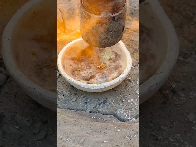 Extracting gold from rocks