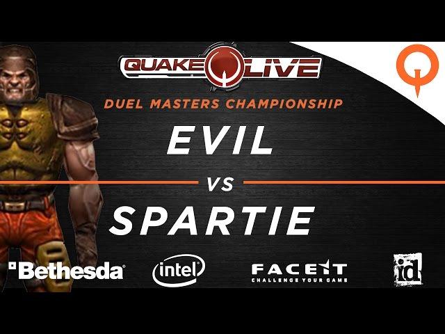 Evil vs Spartie - Battleforged / Sinister / Elder (QuakeCon 2016)