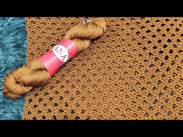 How to crochet table runner for beginners | آموزش رانر قلاب بافی