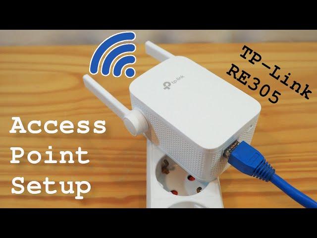 TP-Link RE305 Wi-Fi Extender • Access point mode installation and configuration