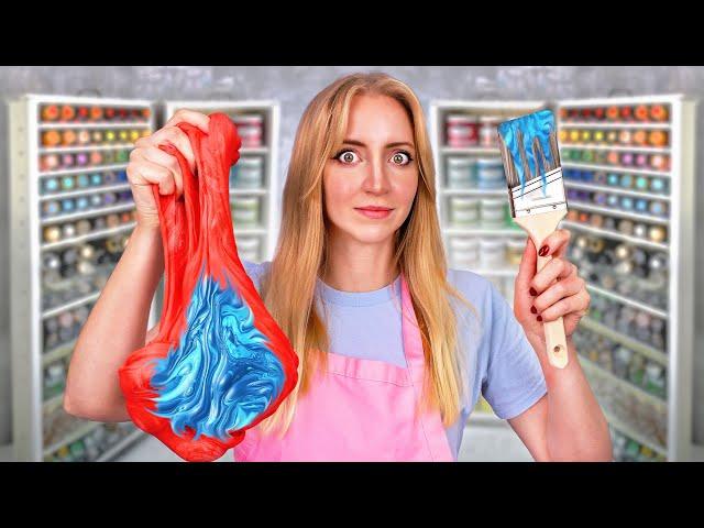 Adding All My Art Supplies into SLIME!