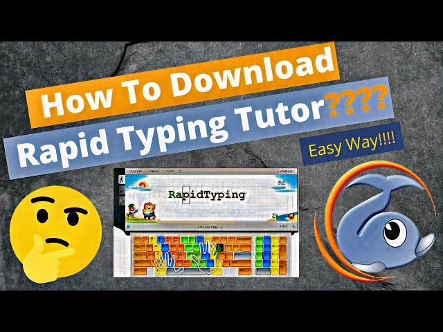 How to Download Rapid Typing Tutor | Krishna Bohare