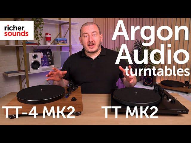 Exclusive to Richer Sounds! Argon Audio TT-4 MK2 and TT MK2 Turntables | Richer Sounds