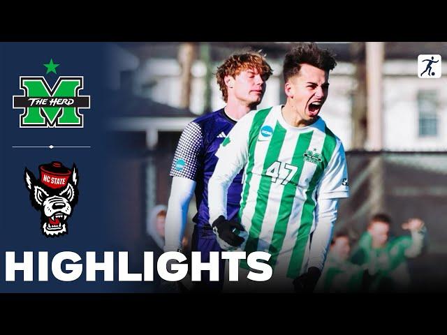 Marshall vs NC State | NCAA College Cup Soccer Championship | Highlights - November 30, 2024