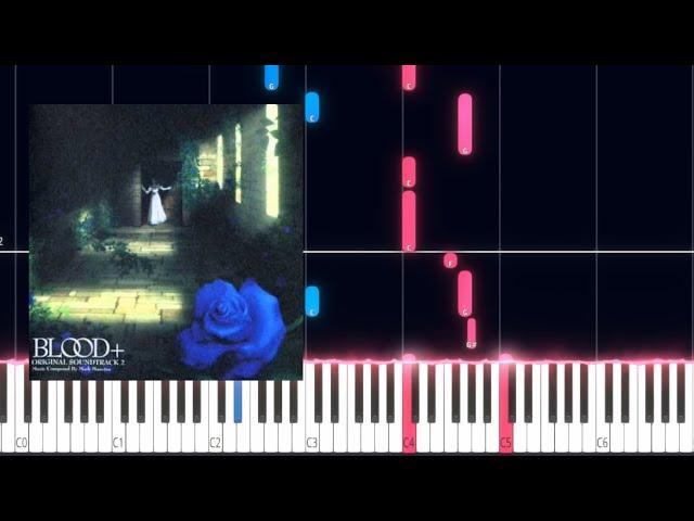 Diva | Blood+ OST PIANO TUTORIAL (Sheet in the description)